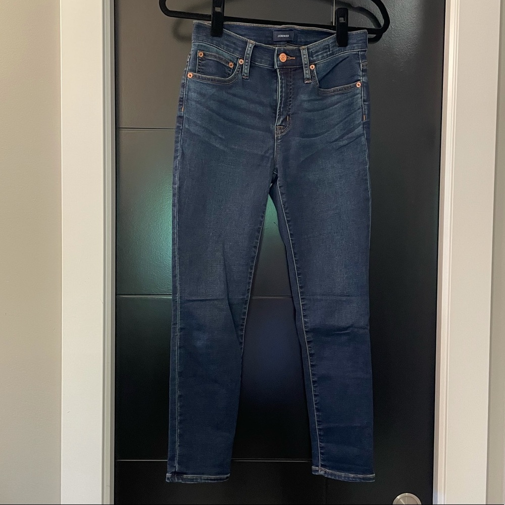 NWOT J. Crew Toothpick Denim 27P